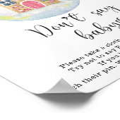 Evergreen branch - Niet zeggen baby spel Poster (Hoek)