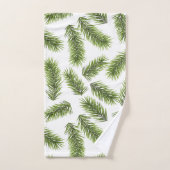 Evergreen Branch Pattern Bad Handdoek (Handdoek)