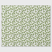 Evergreen Branch Pattern Cadeaupapier (Vlak)