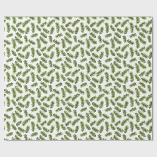 Evergreen Branch Pattern Cadeaupapier (Vlak)