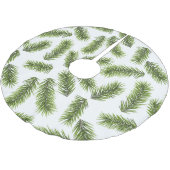 Evergreen Branch Pattern Kerstboom Rok (Gekanteld)