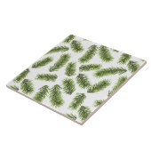 Evergreen Branch Pattern Tegeltje (Zijkant)