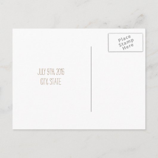 Evergreen Branches Plakt Rustiek Save The Date Aankondigingskaart (Achterkant)