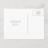 Evergreen Branches Rustic Save The Date Aankondigingskaart (Achterkant)