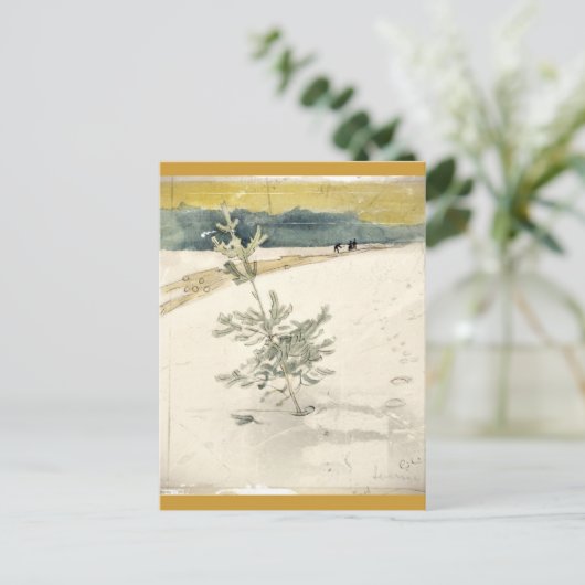 Evergreen Briefkaart (Staand voorkant)