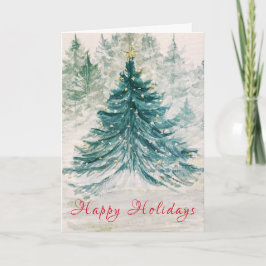 Evergreen Bright Holiday Kaart