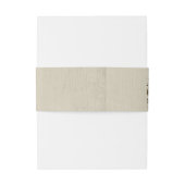  Evergreen bruiloft uitnodigingsband Uitnodigingen Wikkel (Achterkant Voorbeeld)