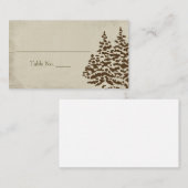  Evergreen Bruiloft Zitplaatsen Kaarten Plaatskaartje (Voorkant / Achterkant)