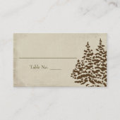  Evergreen Bruiloft Zitplaatsen Kaarten Plaatskaartje (Voorkant)