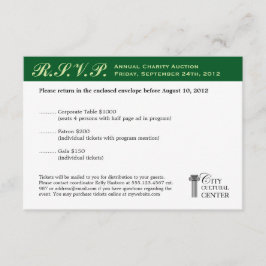 Evergreen business gala event corporate RSVP