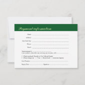 Evergreen business gala event corporate RSVP (Achterkant)