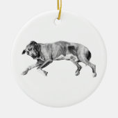 Evergreen Calm, Side-Lying Friend Keramisch Ornament (Voorkant)