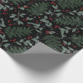 Evergreen Cheer Wrapping Paper Cadeaupapier (Hoek)