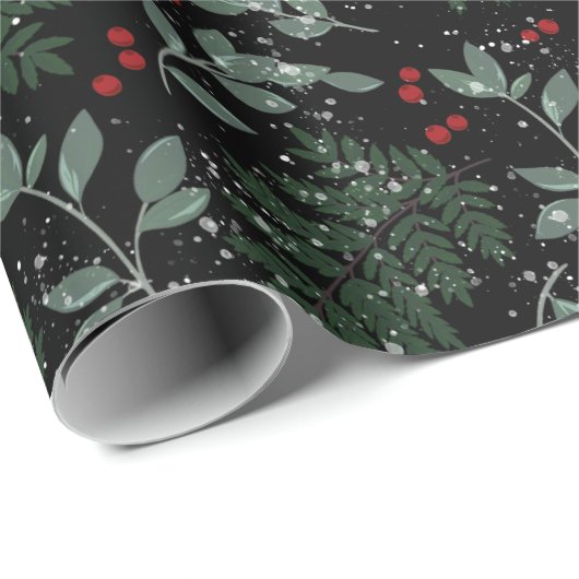 Evergreen Cheer Wrapping Paper Cadeaupapier (Rol Hoek)