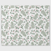 Evergreen Cheer Wrapping Paper Cadeaupapier (Vlak)