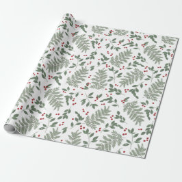 Evergreen Cheer Wrapping Paper Cadeaupapier