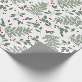 Evergreen Cheer Wrapping Paper Cadeaupapier (Hoek)