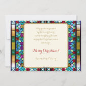 Evergreen Christmas Barn Holiday Flat Kaart 5"x7" (Achterkant)