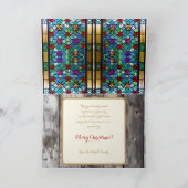 Evergreen Christmas Barn Vakantie Kaart 5"x7" (Binnen)