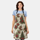 Evergreen Christmas Charm All-Over Print Schort (Gedragen)