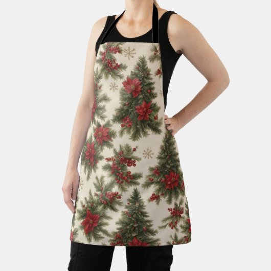 Evergreen Christmas Charm All-Over Print Schort (Insitu)