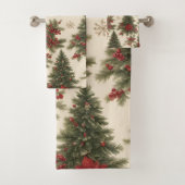 Evergreen Christmas Charm Handdoek (Insitu)