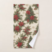 Evergreen Christmas Charm Handdoek (Handdoek)