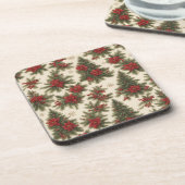 Evergreen Christmas Charm Hard plastic onderzetter (Linkerzijde)