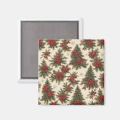 Evergreen Christmas Charm Magnet (Voorkant / Achterkant)
