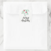 Evergreen Christmas Holiday Sticker (Tas)