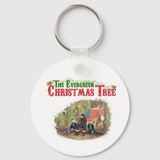 Evergreen Christmas Tree Keychain (Voorkant)