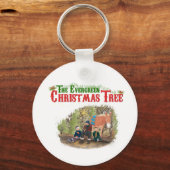 Evergreen Christmas Tree Keychain (Voorkant)