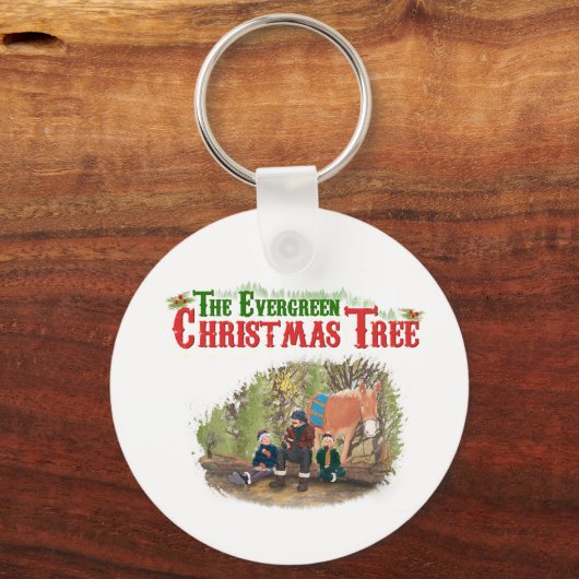 Evergreen Christmas Tree Keychain (Voorkant)