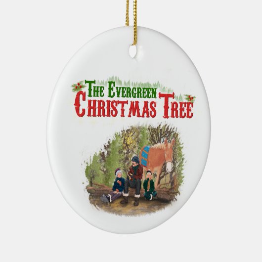 Evergreen Christmas Tree Ornament  (Rechts)