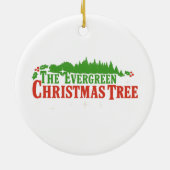 Evergreen Christmas Tree Ornament (Achterkant)