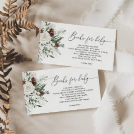 Evergreen Christmas winterboeken voor baby ticket Informatiekaartje