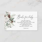 Evergreen Christmas winterboeken voor baby ticket Informatiekaartje (Voorkant)