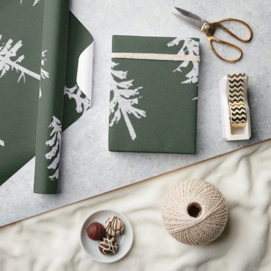 Evergreen Christmas Wrapping Paper Set Cadeaupapier (Crafts)