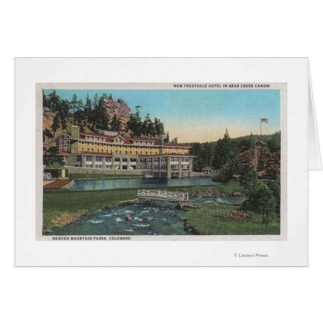Evergreen, CO - Troutdale Hotel, Beer Creek (Voorkant Horizontaal)