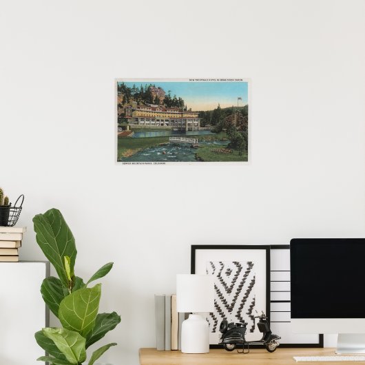 Evergreen, CO - Troutdale Hotel, Beer Creek Poster (Thuiskantoor)