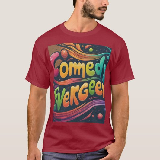 Evergreen Comedy: Tijdloos Humor T-shirt (Voorkant)