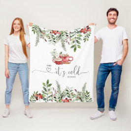 Evergreen cozy baby de kou buiten fleece deken