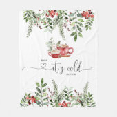 Evergreen cozy baby de kou buiten fleece deken (Voorkant)