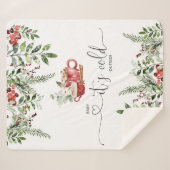 Evergreen cozy baby de kou buiten sherpa deken (Voorkant (horizontaal))