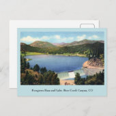  Evergreen Dam en Lake, Beer Creek Canyon Briefkaart (Voorkant / Achterkant)