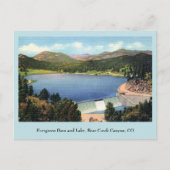  Evergreen Dam en Lake, Beer Creek Canyon Briefkaart (Voorkant)