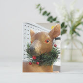 Evergreen Deer Briefkaart (Staand voorkant)