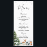 Evergreen Dier Winter Onederland Verjaardag Menu<br><div class="desc">Evergreen Dier Winter Onederland Verjaardagsmenu Kaart</div>