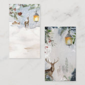 Evergreen display schouwer blank informatiekaartje (Voorkant / Achterkant)