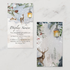 Evergreen display schouwer informatiekaartje